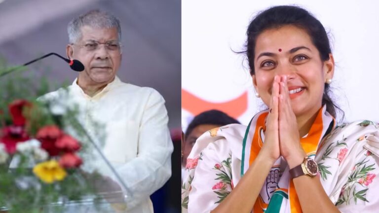 ताई; नवीन पक्षाचा मुहूर्त कधी? वंचित आघाडीचे प्रणिती शिंदेंवर टीकास्त्र; भाजपच्या पोस्टरवर फोटो लावत निशाणा…